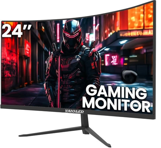 VAIOLED VL240MC 24'' INCH CURVED LED Monitor FHD Refresh Rate (Hz): 165Hz