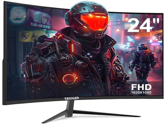 VAIOLED VL240MC 24'' INCH CURVED LED Monitor FHD Refresh Rate (Hz): 75Hz
